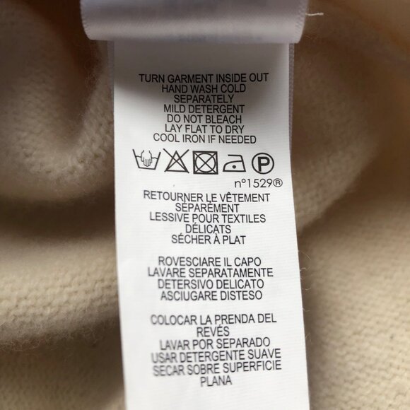 Polo Ralph Lauren Italian Merino Wool 3/4 Sleeve Turtleneck Sweater Size M - Picture 8 of 8